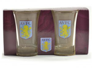 Aston Villa Shot Glasses 2pk