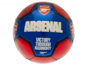 Arsenal Victory Through Harmony Signature Size 5 Football