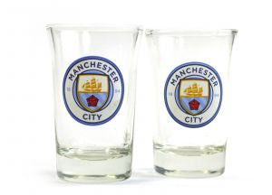 Manchester City Shot Glasses 2pk